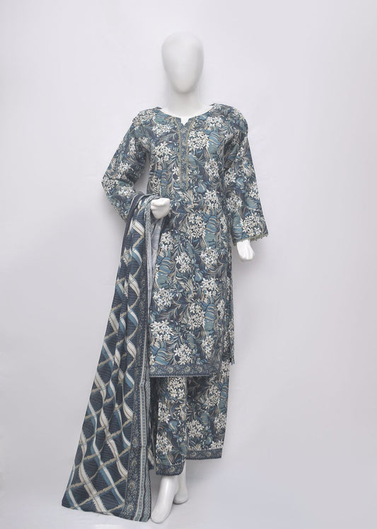 Bin Saeed Printed Lawn Stitched 3 Piece Khaddar -summer collection