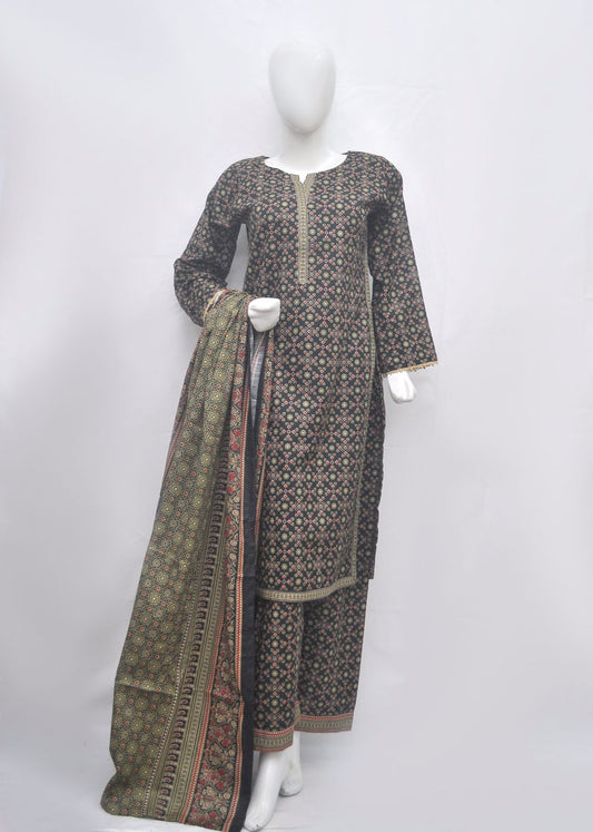 Bin Saeed Printed Lawn Stitched 3 Piece Khaddar -summer collection